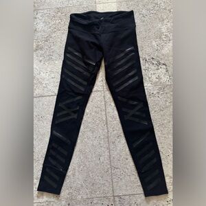 ALO Leggings Womens Size S Black Stretch Yoga Workout